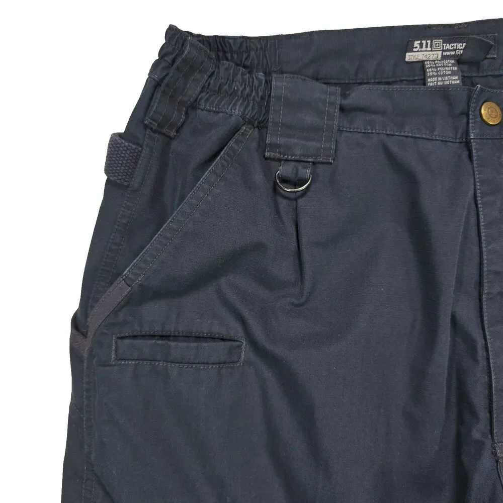 5.11 Tactical Pants Mens 36X34 Blue Straight Fit Canvas Outdoor Workwear